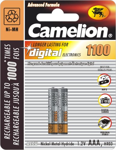 Camcorder: Camelion digital Akku 1100mAh AAA / Micro 2er Blister