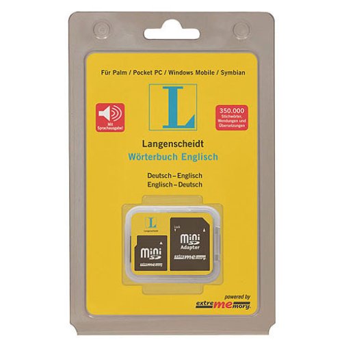 Lautsprecher: Langenscheidt W�rterbuch Deutsch-Englisch f�r PDA / Smartphones