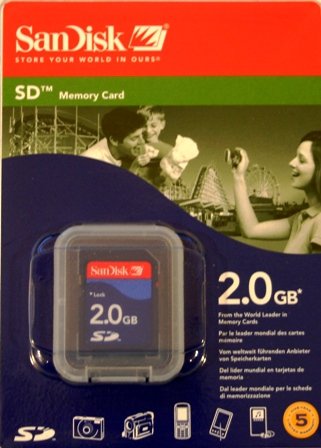 Festplatten: SECURE DIGITAL CARD 2GB