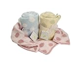 Crib Clouds - Chunky Monkey Baby Blanket by Colorado Trading (Wasabi)