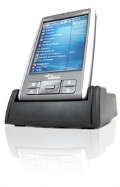 Digitalkameras: Dockingstation Fujitsu-Siemens Loox N500/N520/N560 mit Akkuschacht