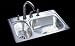 Kindred Crown Gold Kitchen Sink - 2 Bowl - CL2233/85K/4