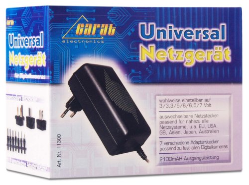 Audio und Video: Universalnetzger�t f�r Digitalkameras