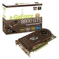 Drucker: EVGA NVIDIA GeForce 8800 GTS Superclock Grafikkarte 320 MB DDR3 RAM, 580 MHZ, PCI-Express, DUAL-DVI, TV-Out Retail