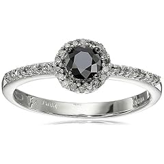 14k White Gold Black