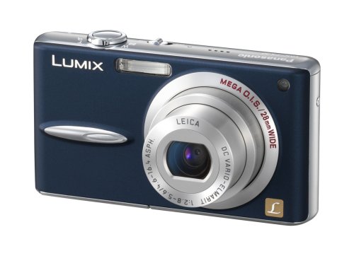 Projektoren: Panasonic DMC-FX30EG-A Digitalkamera (7 Megapixel) in nachtblau
