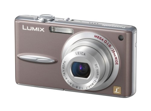 Projektoren: Panasonic DMC-FX30EG-T Digitalkamera (7 Megapixel) in bronze