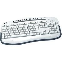 MP3 Player: MS-TECH LT-900 Tastatur PS/2 105 Tasten MS W98 D Weiss