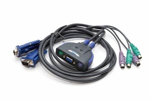 Elektronik und Foto: Aten Mini KVM Switch 2 Port
