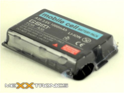 Elektronik und Foto: Akku f�r Siemens A35 Li-Ion, Lithium-Ionen, passgenau, 1000 mAh, Ersatz-Akku, Accu, Ersatzakku, Handy