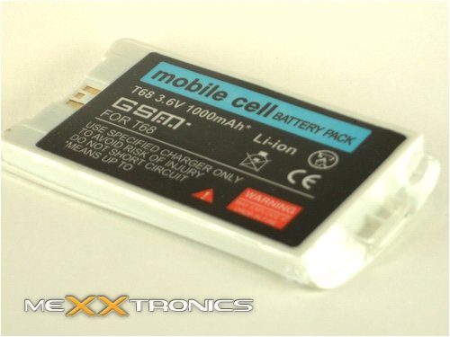 Elektronik und Foto: Akku f�r Sony Ericsson T68 wei� Li-Ion, Lithium-Ionen, passgenau, 1000 mAh, Ersatz-Akku, Accu, Ersatzakku, Handy