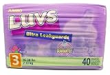 Luvs Ultra Leakguards Unisex Diapers, Size 6 Fits over 35lbs Mega Pack, 40 diapers