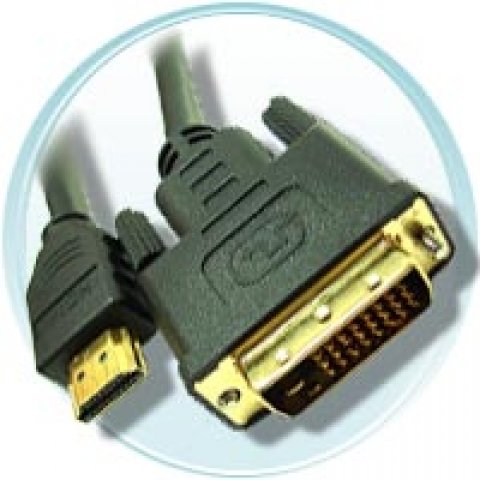 Digitalkameras: DVI / HDMI Kabel mit vergoldeten Anschl��en (ca. 1 m) z.B. Verbindungskabel f�r den Anschlu� der Playstation 3 ( PS3 ) an ein TFT Bildschirm
