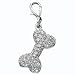 Search : Clear Austrian Crystal Bone Dog Collar Charm