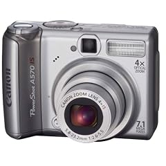 Canon PowerShot A570IS 7.1MP Digital Camera with 4x Optical Image Stabilized Zoom