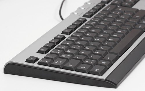 Digitalkameras: Delux Silber Design Keyboard PS/2