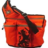 Diaper Dude Designer Diaper Bag Orange Lion Crest