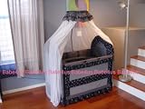 6 in 1 multi-purpose Baby Crib with Bassinet, Cradle, Toddler bed, Playpen, Mosquito Net, changing table functions