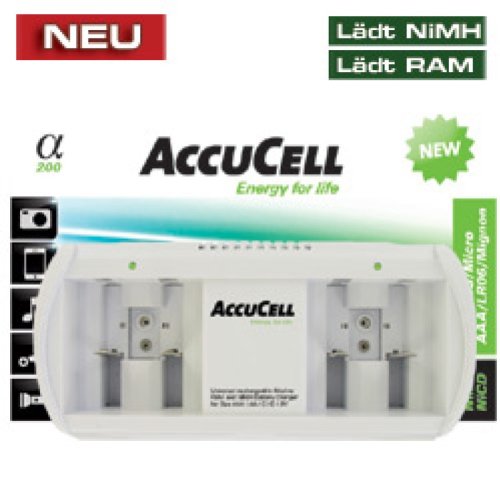 Elektronik und Foto: AccuCell ACL64 Universal-Schnell-Ladeger�t f�r 1,5 Volt Akkus