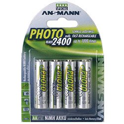 Elektronik Und Foto: Ansmann NiMH 1,2V AA 2400mAh PHOTO Akku