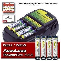AccuPower AccuManager10 & AccuPower AccuLoop PowerSet AAA