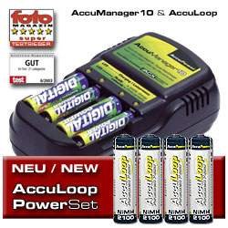AccuPower AccuManager10 & AccuPower AccuLoop PowerSet AA