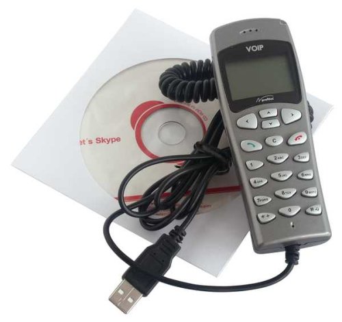 Voice over IP Telefon USB VoIP-Phone mit LCD-Anzeige USB HT 5253