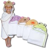 Hush A Bye Baby Plush Animal Hooded Towels - Duck