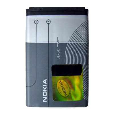 DVD Player: Original Nokia Akku BL-5C mit 970mAh Li Ionen fuer Nokia 2600!
