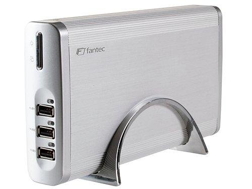 Festnetztelefone: Fantec Festplattengeh�use 3,5" IDE LAN NDAS
