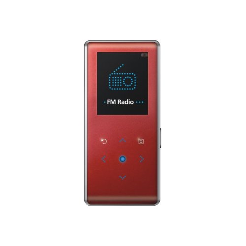 Festplatten: Samsung YP K3 JAR Tragbarer MP3-Player 4 GB mit FM Tuner rot