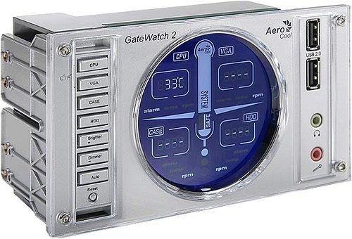 Elektronik und Foto: Aerocool GateWatch 2 Fan Controller silber