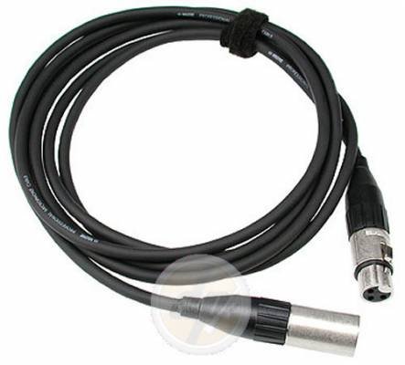 Kompaktanlagen: Klotz XLR female / XLR male 3m Amphenol schwarz