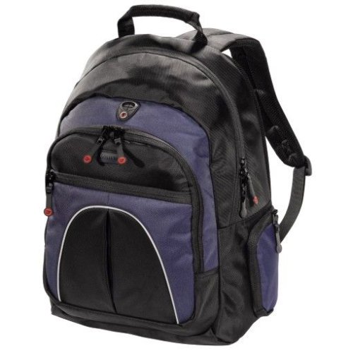 Heimkinosysteme: Hama Vienna M Notebook-Rucksack 15,4 Zoll blau
