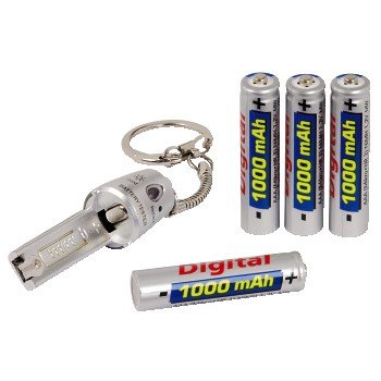 Heimkinosysteme: Hama NiMH Akkus AAA (Micro-HR03) 1000 mAh 1,2 V 4er Pack