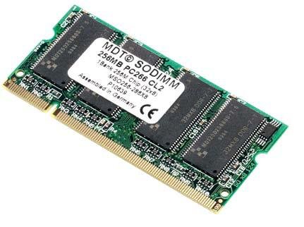 MP3 Player: MDT SO-DDR 333 SO-DIMM 200pin RAM Notebook Arbeitsspeicher CL2,5 - 64Mx8 - 512MB