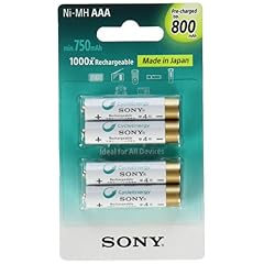 Sony Cycle Energy AAA Ni-MH Rechargeable Batteries (4-Pack)