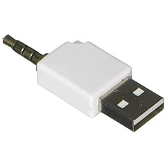 White - iPod Shuffle 2nd Generation USB Charger Adapter