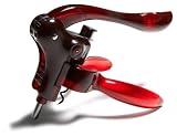 Pinzon Wine Opener with Foil Cutter and Corkscrew, Red