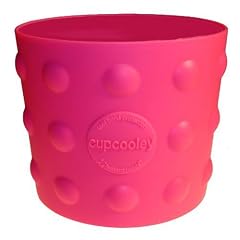 Fusionbrands Cupcooley Reusable Silicone Cup Cozy, Fuschenta