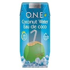 O.N.E. Coconut Water, 11.2-Ounce Aseptic Containers (Pack of 12)