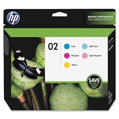 HP Original 02 Ink Cartridges ComboinPack (5 Color Cartridges) in Retail Packaging