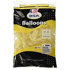 100 Party Balloons - 11 Round Latex, Crystal Clear