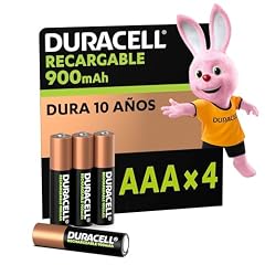 Duracell Pre Charged Rechargeable Nimh AAA Batteries, 4-Pack