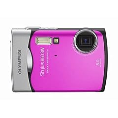 Olympus Stylus 850SW 8MP Digital Camera with 3x Optical Zoom (Pink)