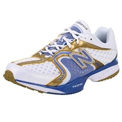 New Balance Mens MR805 Running Shoe,White/Blue,10.5 D