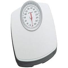 Health o Meter Dial Scale, White with Chrome Accents