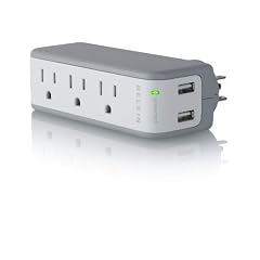 Belkin BZ103050vTVL Mini Surge Protector/Dual USB Charger