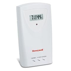 Honeywell TS33C Temperature and Humidity Sensor with LCD, White