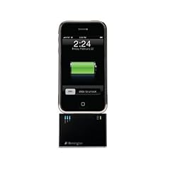 Kensington Mini Battery Extender and Charger for iPod; iPhone 1G, 3G (Black)